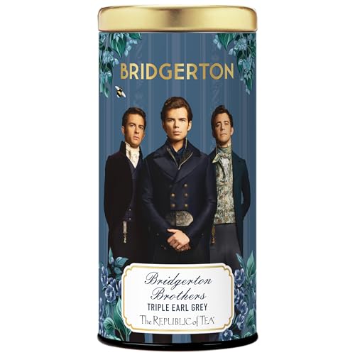 The Republic of Tea — Bridgerton Brothers Triple Earl Grey Black Tea, 36 Tea Bags - Triple Earl Grey - 36 Count (Pack of 1)