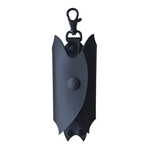 Zcargel Bat Keychain, Universal Car Key Holder, Leather Bat for men and women Car key fob case,with Metal Hook Car Keychain Keyring