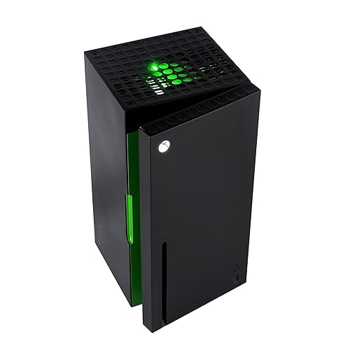 Xbox Series X Replica Mini Fridge Thermoelectric Cooler, 10 Liters - black - 10 Liters
