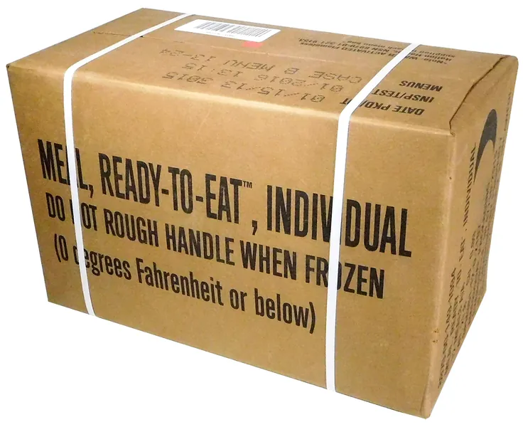 MREs (Meals Ready-to-Eat) Box B, Genuine U.S. Military Surplus, Menus 13-24 - 
