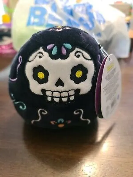 Squishmallows 4.5" DELFINA Day of the Dead Sugar Skull Halloween 2021 NWT Plush   | eBay