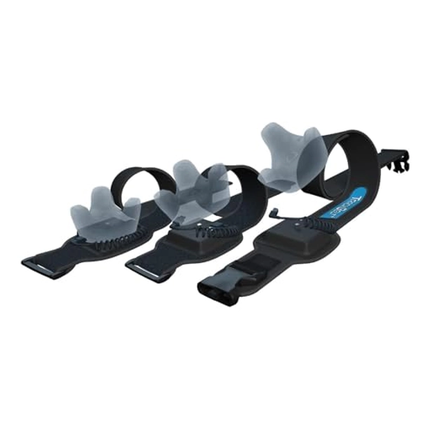 Rebuff Reality TrackStrap Plus - VIVE Tracker 3.0 / VIVE Tracker (Sold Separately) Full Body Tracking - 10+ hrs 6,000mAh Battery - Adjustable Comfortable Foot Straps and Waist Belt - Popular in VRChat - Motion Capture