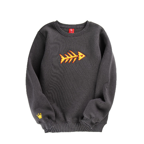 Fish Bone Sweater | Grey / S