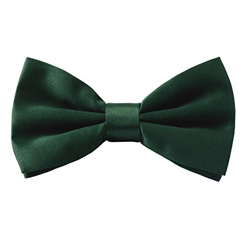 Alizeal Mens Adjustable Pre-tied Bow Tie - Dark Green