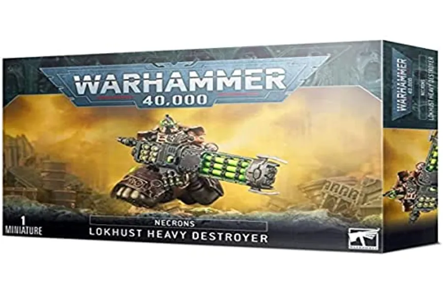 Games Workshop - Warhammer 40,000 - Necrons Lokhusts Heavy Destroyer, All Grey