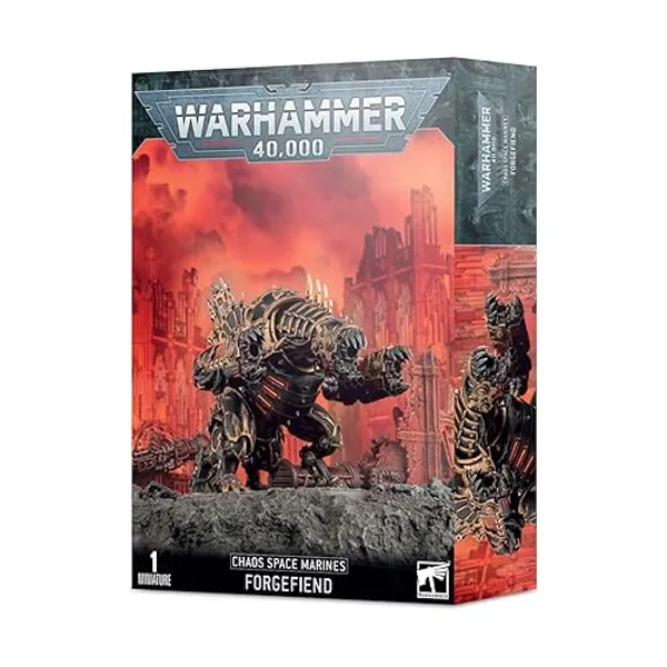 Games Workshop 43-14 Warhammer 40k - Space Marine du Chaos Forgefiend (2019), Black