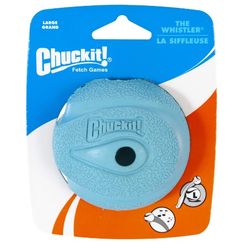 Chuckit! Large The Whistler Ball 3 inch, 1-Pack