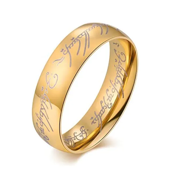 
                            XOCON Stainless Steel Ring for The Lords of The Rings Fans Ring
                        