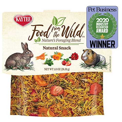 Kaytee Food from The Wild Natural Snack for Pet Rabbits, Guinea Pigs And Other Small Animals, 1 Ounce