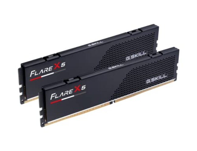 G.SKILL Flare X5 Series (AMD Expo) DDR5 RAM 32GB (2x16GB) 6000MT/s CL36-36-36-96 1.35V Desktop Computer Memory UDIMM - Matte Black (F5-6000J3636F16GX2-FX5) - 32GB (2x16GB) - DDR5-6000 36-36-36-96 - Matte Black
