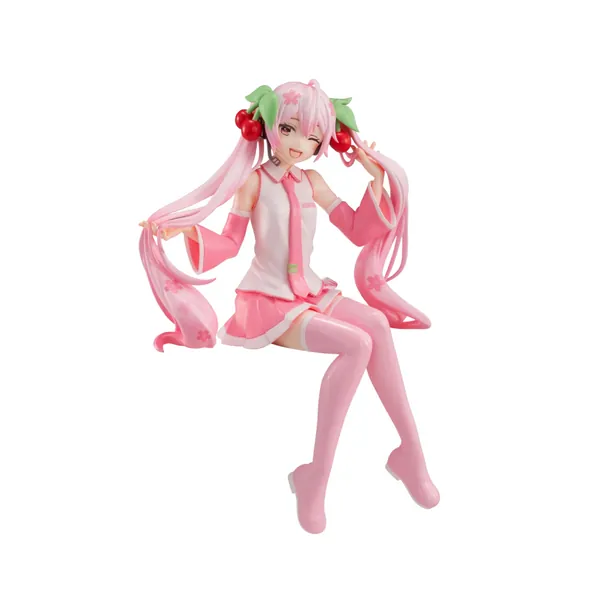 Hatsune Miku Pink Sakura Miku Wink ver. Noodle Stopper Figure