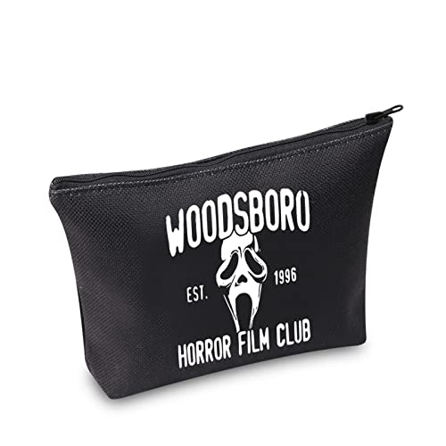 TSOTMO Horror Movies Merchandise Makeup Bag Scream Ghost Face Zipper Pouch Horror Thriller Movie Fans Gift Halloween Style Cosmetic Bag (C.Club EST.19) - C.CLUB EST.19