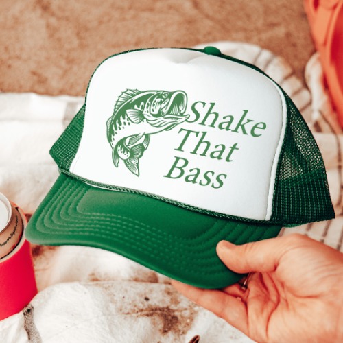 Shake That Bass Trucker Hat - Black / One size