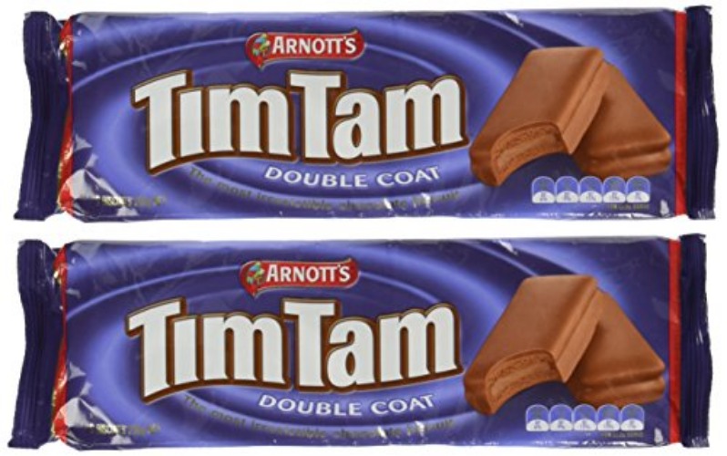 |Tim Tam Cookies Arnotts || Tim Tams Chocolate Biscuits || Made in Australia || Choose Your Flavor (2 Pack) (Double Coat)|