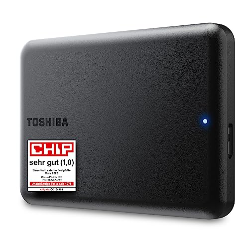 Toshiba Canvio Partner 2TB Portable 2,5" Externe HDD, USB 3.2 Gen 1, kompatibel mit Mac und Windows, USB-betrieben - Canvio Partner - 2TB