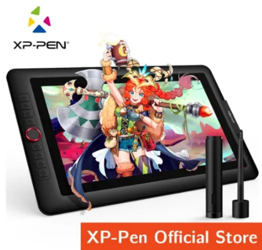 XPPen Artist 15.6 Pro Graphic Pen Display Drawing Monitor With Free Stand For Drawing & Online Working Drawing Display With Full-laminated