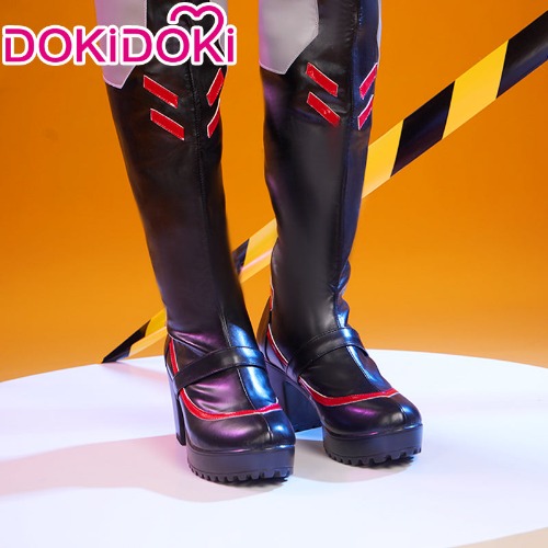 【Costume Ready For Ship】【Size S-3XL】DokiDoki-R Anime Cyberpunk: Edgerunners Cosplay Lucyna Kushinada Costume Lucy | Shoes Only-Female-EU35