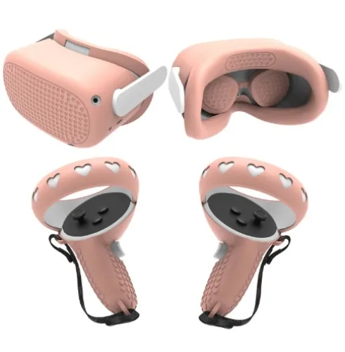 Cubierta protectora para Oculus Quest 2 VR, controlador táctil a prueba de golpes