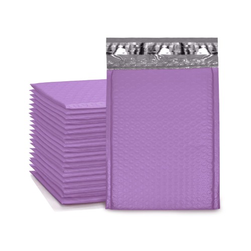 PackageZoom Bubble Mailers 4x8 Inch Purple 50 Pack Bubble Mailer, Self Seal Bubble Envelopes, Packaging For Businesses Waterproof Padded Envelopes Mailers #000 - 4x8" / 50 Pack Purple