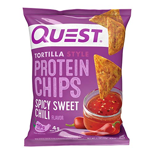 Quest Nutrition Tortilla Chip Spicy Sweet Chili, 1.1 Ounce (Pack of 12) - Spicy Sweet Chili