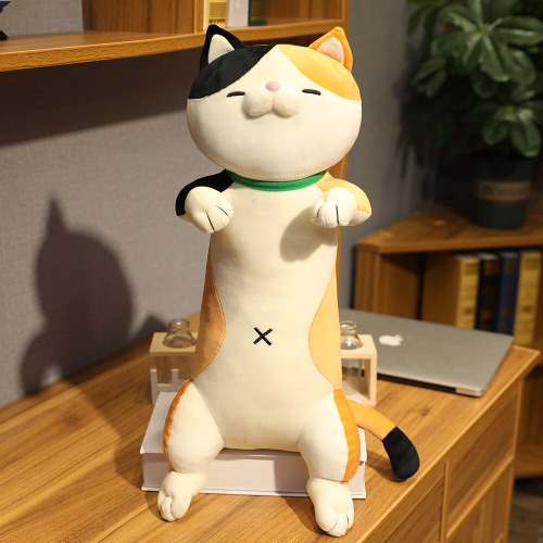 Elongated Shiba/Cat Plush (3 COLORS, 3 SIZES) - Cat / Mixed / 47" / 120 cm