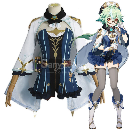 【In Stock】Game Genshin Impact Cosplay Sucrose Cosplay Costume - L