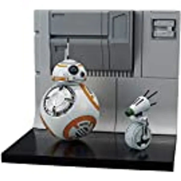 Bandai Hobby Star Wars Model Kit 1/12 BB-8 & D-0 Diorama Set, Multi