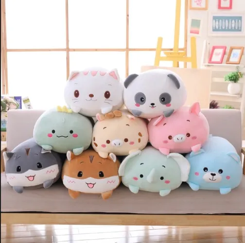 60cm Fluffy Stuffed Toy Soft Animal Pillow Bolster 