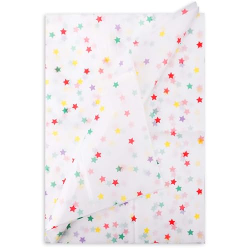 30 Sheets Star Tissue Paper for Wrapping, 19.68 x 13.78 