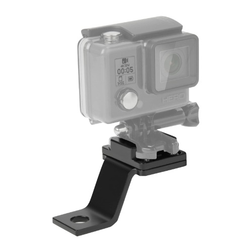 QIMEI-SHOP Support de Caméra d’Action Support de Rétroviseur de Moto en Alliage d'Aluminium pour Caméra d’Action Compatible avec GoPro Hero 10/9/8/7/6 DJI Osmo