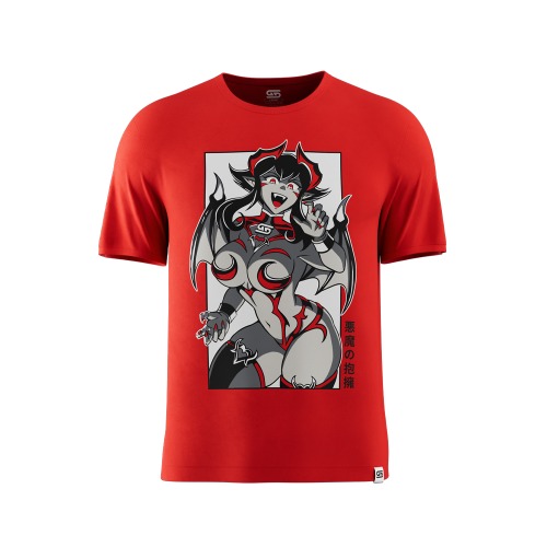 Waifu Shirt S5.6: Demonic Embrace | L / Red