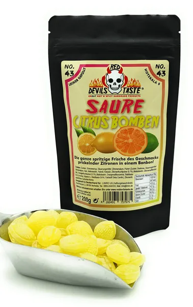 Sour citrus bombs  200 g 