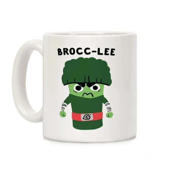 Brocc-Lee mug - Rock Lee ceramic mug 