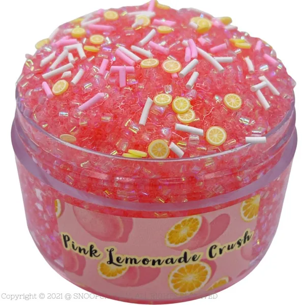 Pink Lemonade Crush Unscented Crunchy Bingsu Slime