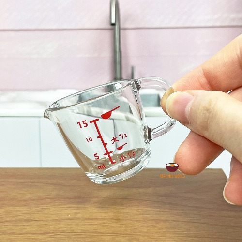REAL COOKING miniature measuring cup for tiny cooking dollhouse kitchen | Default Title