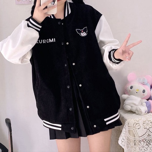 Kuromi Baseball Jacket SD01021 | M