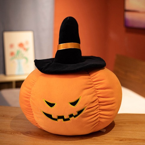 Playful Halloween Pumpkin Plush Pillow - 3 / 20CM