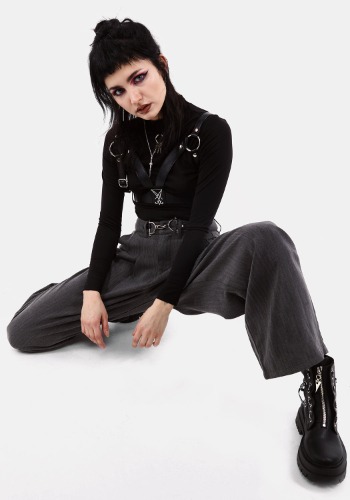 HERRINGBONE TAILORED TROUSER | UK 16