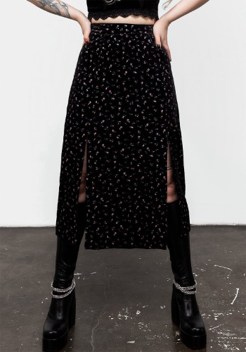 Woe Midi Split Skirt | UK 14
