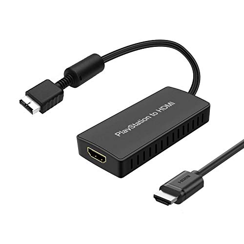 Y.D.F PS2 to HDMI Adapter PS2 HDMI Cable PS2 to HDMI Converter Support 4:3/16:9 Screen Aspect Ratio Switch. Works for Playstation 1/ Playstation 2 HD Link Cable PS1 HDMI Adapter PS2 HDMI Converter