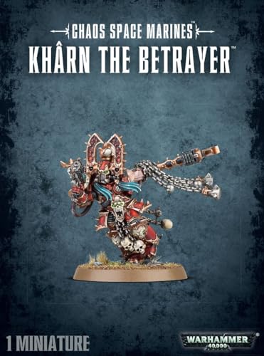 Games Workshop 99120102060" Kharn The Betrayer, Black for 12 years to 99 years