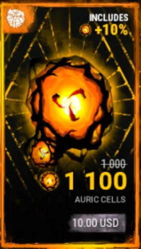 1,100 Auric Cells - Dead by Daylight