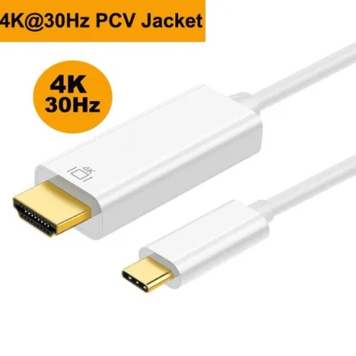 USB-C to HDMI 4K 30Hz Cable 6ft /1.83m, USB 3.1 