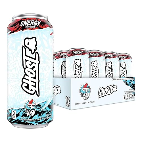 GHOST Energy x Faze Clan (Faze Pop) - Performance Energy Drink - 12-Pack Case x 16oz Cans