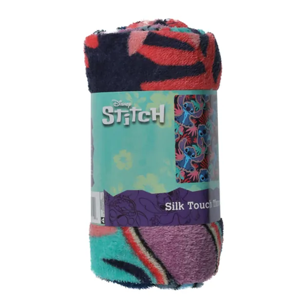 silk touch throw blanket 40in x 50in - Disney Stitch