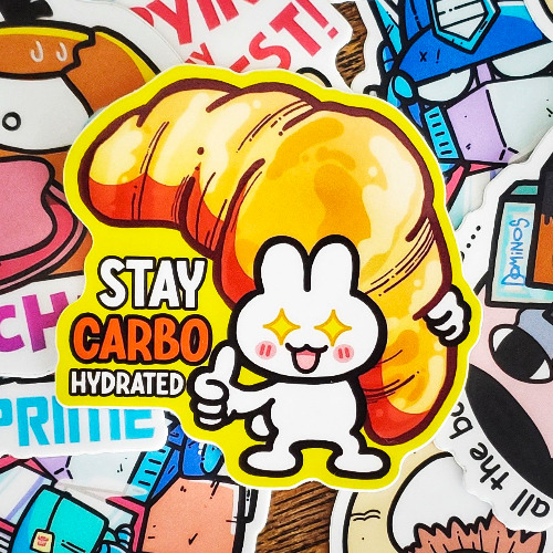 Stay CARBO-Hydrated (Sticker) — ThinkNuOfficial