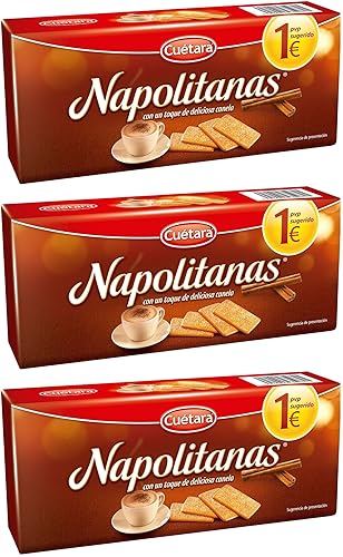 Cuétara Napolitanas 213 gr. - [Pack 3]