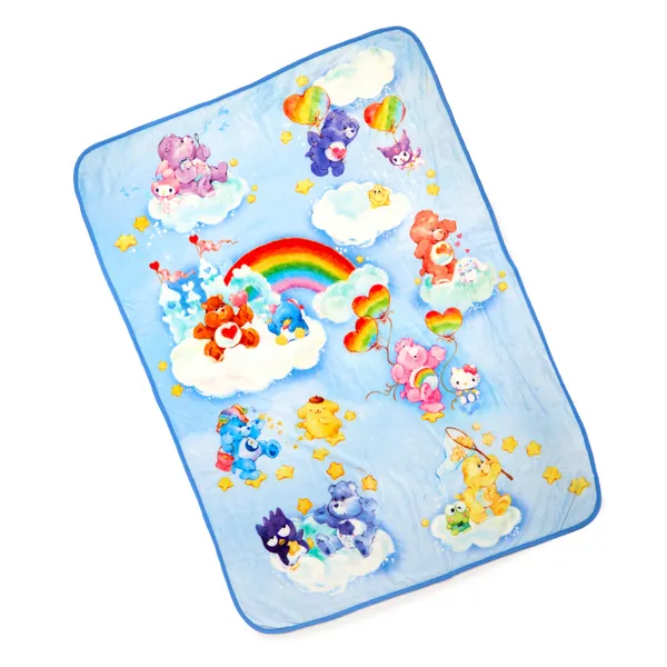 Hello Kitty and Friends x Care Bears Throw Blanket