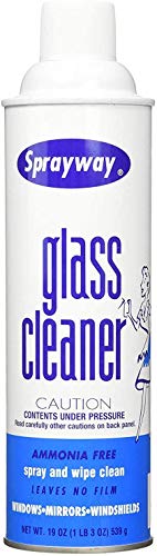 Sprayway Glass Cleaner, SW-050, Ammonia Free, 19 oz Can (2 Pack) - 19 Fl Oz (Pack of 2)