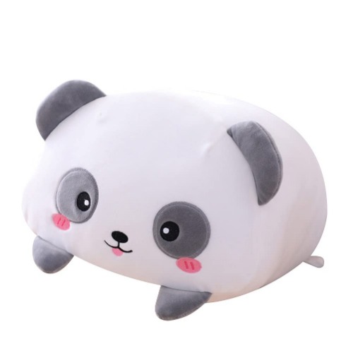 Plüschtier, 20cm Plüschtier Flauschiges Stofftier Kawaii Panda, Kuscheltier Ausgestopftes Tier Plüschkissen Gefüllt Spielzeug Geschenk für Kinder Mädchen Jungen - Panda